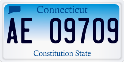 CT license plate AE09709