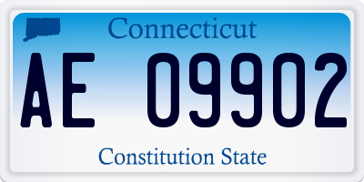 CT license plate AE09902