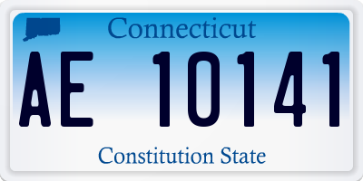 CT license plate AE10141