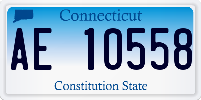 CT license plate AE10558