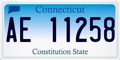 CT license plate AE11258