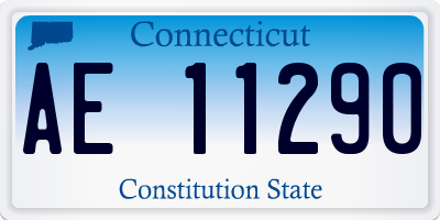 CT license plate AE11290