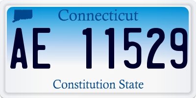 CT license plate AE11529
