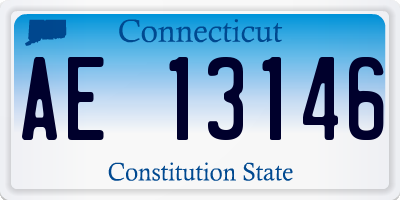 CT license plate AE13146