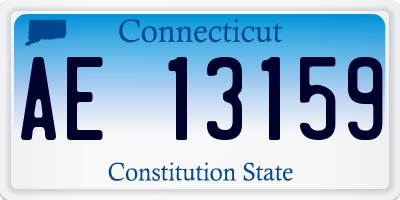 CT license plate AE13159