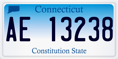CT license plate AE13238