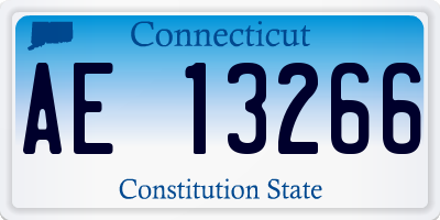 CT license plate AE13266