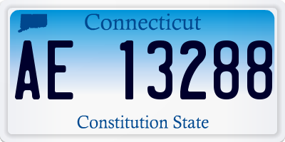 CT license plate AE13288