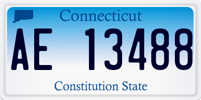 CT license plate AE13488