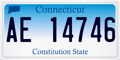 CT license plate AE14746