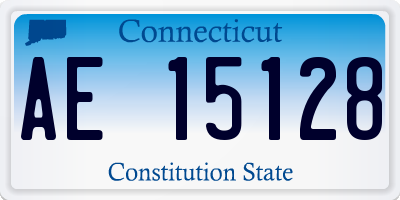 CT license plate AE15128