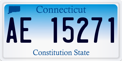 CT license plate AE15271