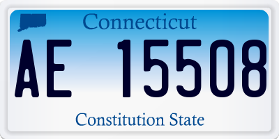 CT license plate AE15508