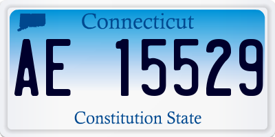 CT license plate AE15529