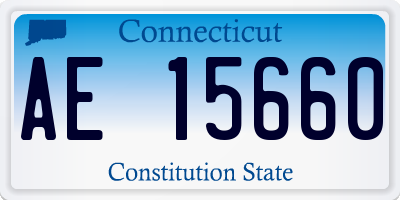 CT license plate AE15660