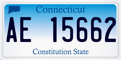 CT license plate AE15662
