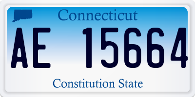 CT license plate AE15664