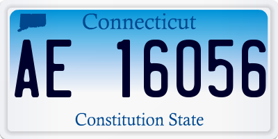 CT license plate AE16056
