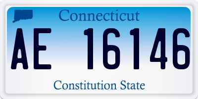 CT license plate AE16146
