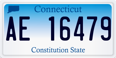 CT license plate AE16479