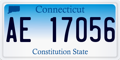 CT license plate AE17056