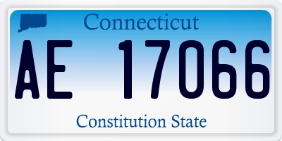 CT license plate AE17066