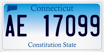 CT license plate AE17099