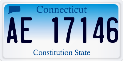 CT license plate AE17146
