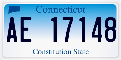 CT license plate AE17148