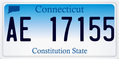 CT license plate AE17155