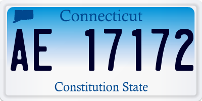 CT license plate AE17172