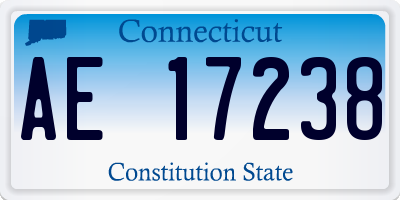CT license plate AE17238