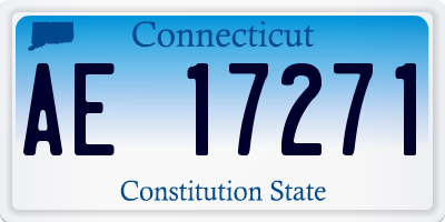 CT license plate AE17271