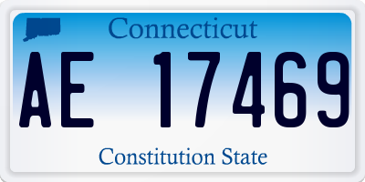 CT license plate AE17469