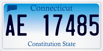 CT license plate AE17485