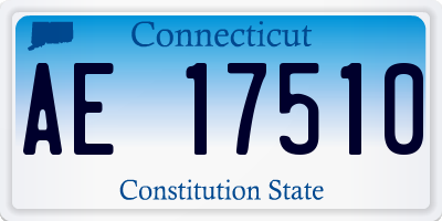 CT license plate AE17510