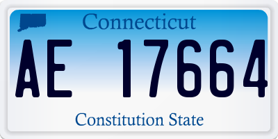 CT license plate AE17664