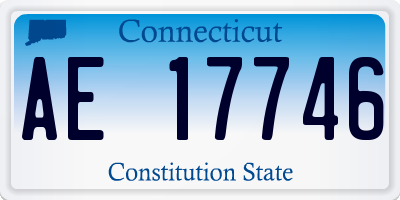 CT license plate AE17746