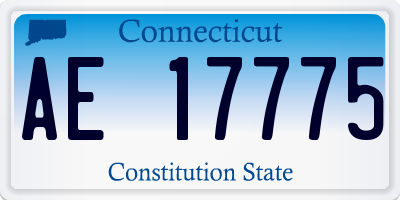 CT license plate AE17775