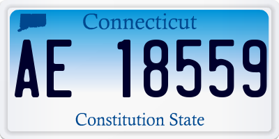 CT license plate AE18559