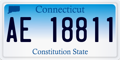 CT license plate AE18811