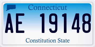 CT license plate AE19148