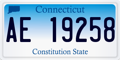 CT license plate AE19258
