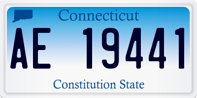 CT license plate AE19441