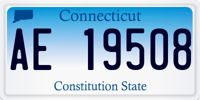 CT license plate AE19508