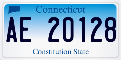 CT license plate AE20128