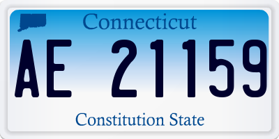 CT license plate AE21159