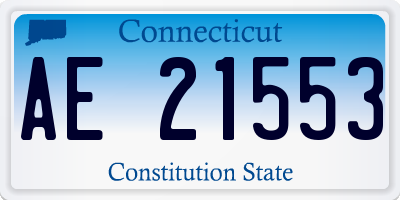 CT license plate AE21553