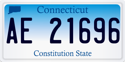 CT license plate AE21696