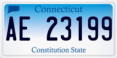 CT license plate AE23199